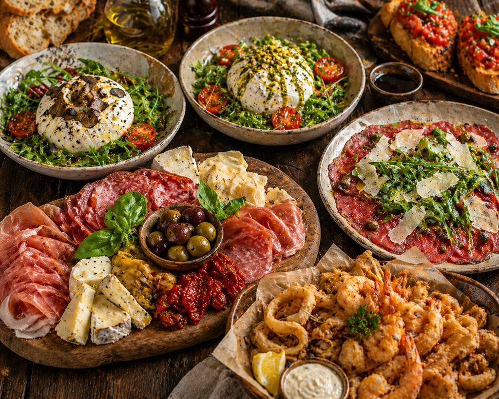 Burrata & antipasti